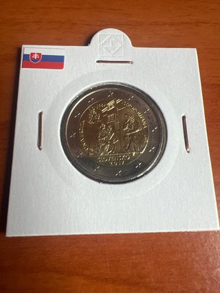 Moneta commemorativa Slovacchia 2017
