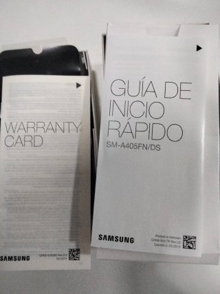 Scatola originale vuota Samsung Galaxy A40