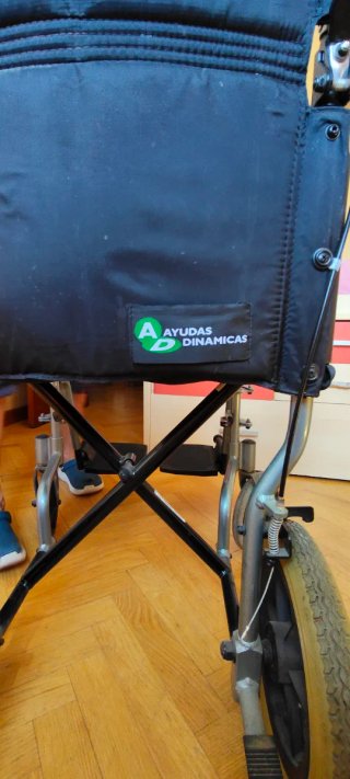 Silla ruedas plegable