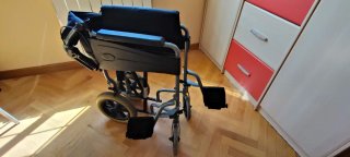 Silla ruedas plegable