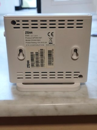 Ont ZTE ZXHN F601