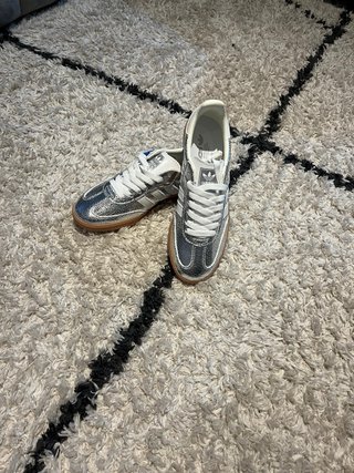 Adidas Samba Plateadas Talla 37