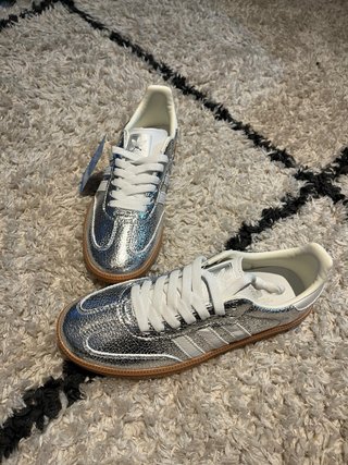 Adidas Samba Plateadas Talla 37