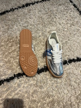 Adidas Samba Plateadas Talla 37