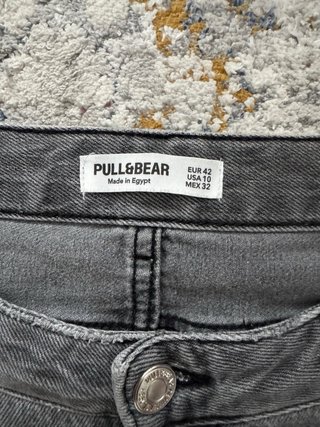 Pull&Bear Vaqueros Grises Anchos