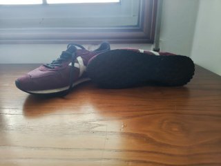 Tenis Munich Rojo y Blanco