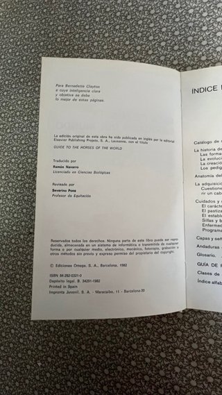 Libro: Guía de los caballos del mundo