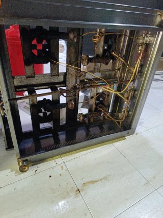 Cocina de gas industrial