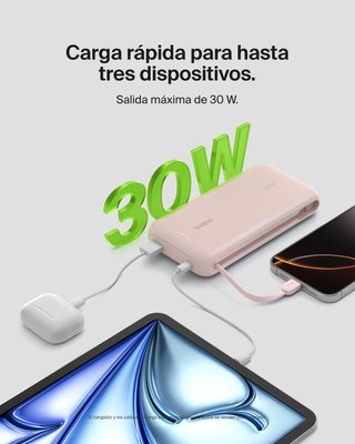 Belkin BoostCharge Batería Externa 20.000mAh Rosa