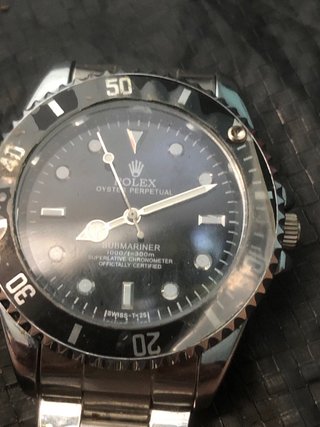 Rolex Submariner Negro/Plateado Officiall