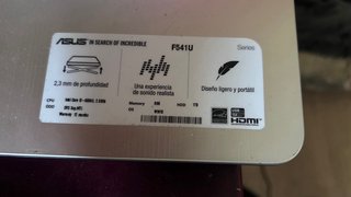 Portátil Asus i3 Negro