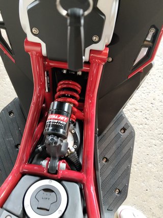 ITALJET DRAGSTER 125cc Scooter Roja y Blanca
