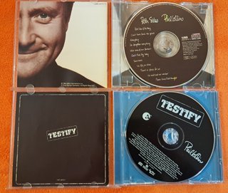 2 CDs PHIL COLLINS: "TESTIFY" y "BOTH SIDES"