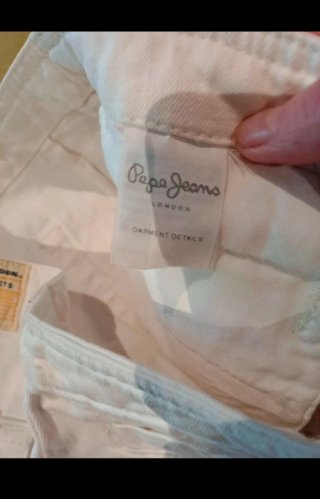 Minifalda Pepe Jeans blanca