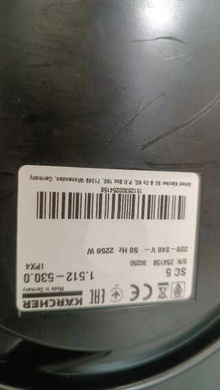 Limpiadora a vapor Karcher W21Y2929