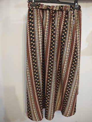 Falda midi estampada tribal