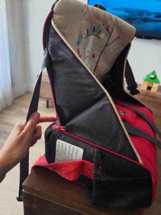 Trona portátil con estampado de oso Marca Jané