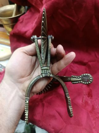 Pareja de espuelas chilenas antiguas