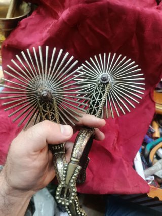 Pareja de espuelas chilenas antiguas