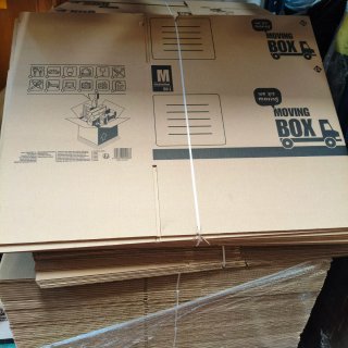 Pack de 10 Cajas de Mudanza Cartón  Resistente 50L