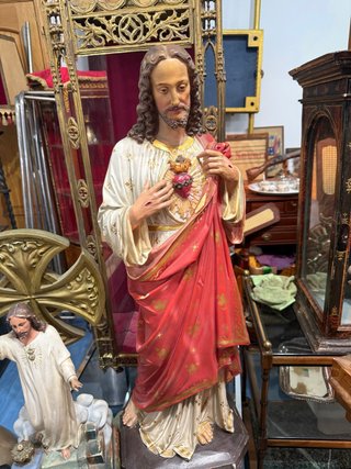 Sagrado Corazón de Jesús Olot 85cm