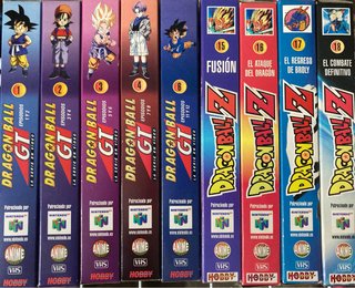 Colección VHS Dragon Ball GT y Z