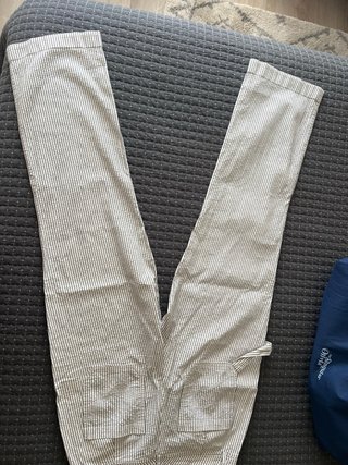 Pantalón Zara Rayas Beige