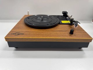 Tocadiscos VIFLYKOO Madera y Negro