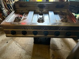 Cocina Industrial Gas 6 Fuegos Belinox