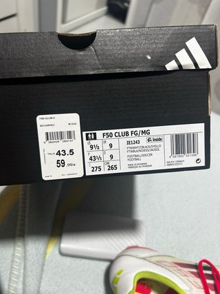 Zapatillas Fútbol Adidas Blancas Rojas