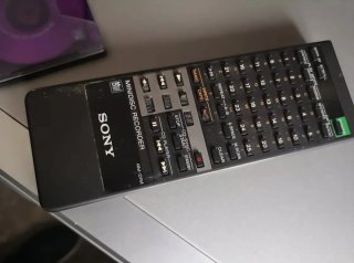 Sony MiniDisc Recorder Plata