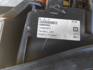 Piloto trasero izquierdo 13281877 Opel Astra