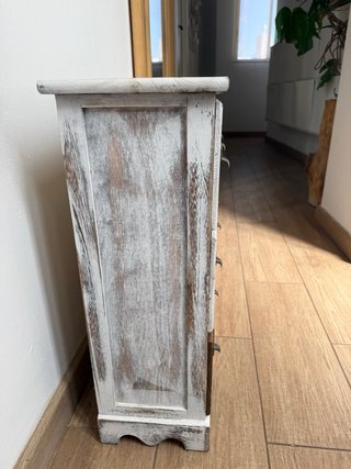 Mueble vintage de madera con 9 cajones