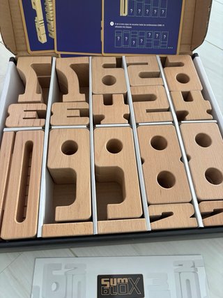Sum Blox Math Blocks Juego de Números Madera XL