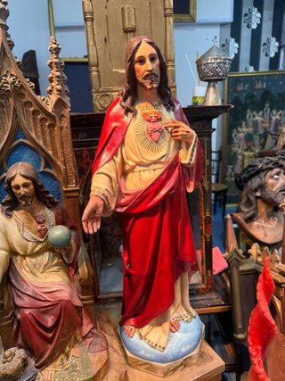 Sagrado Corazón de Jesús Olot 65cm