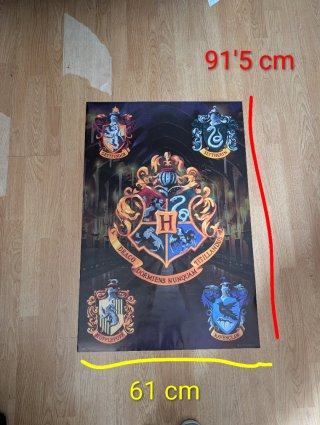 Póster Harry Potter Hogwarts y Mapa del Merodeador