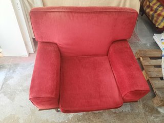Sofá 3 plazas y 2 sillones rojo