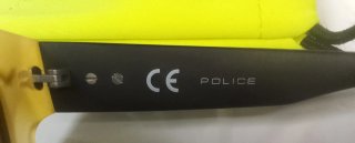 Gafas de sol Police marrones y amarillas