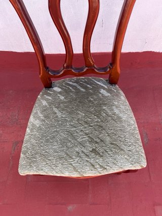 6 Sillas Comedor Terciopelo. 10 € cada silla.