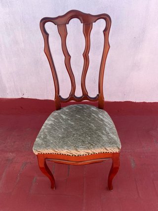 6 Sillas Comedor Terciopelo. 10 € cada silla.