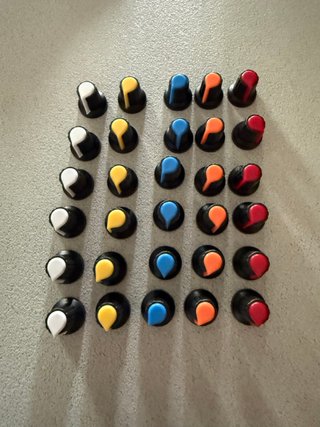 fader cap colorati wh148 – set 30 pezzi nuovo