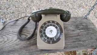 Teléfono disco clásico años 70