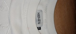 Sudadera Kenzo Blanca sin Gorro