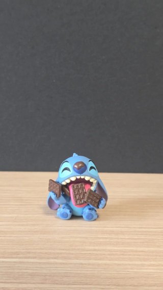 Figura Gashapon Stitch Chocolate