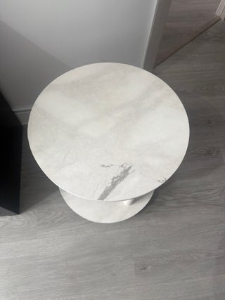 Mesa auxiliar redonda 40cm altura