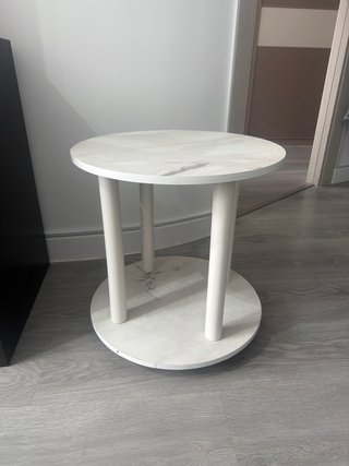 Mesa auxiliar redonda 40cm altura
