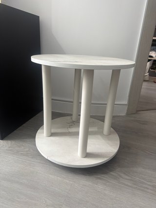 Mesa auxiliar redonda 40cm altura