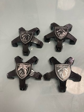Juego 4 embellecedores tapa llanta Peugeot