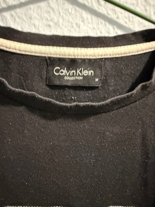 Camiseta Calvin Klein Negra Logo CK