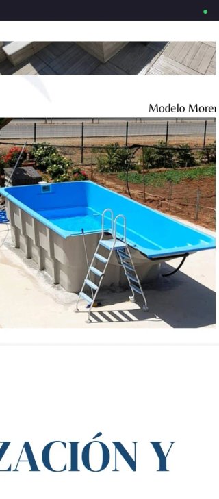 Casa prefabricada piscina poliéster